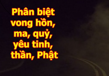 Phân Biệt Vong Hồn, Ma, Quỷ, Yêu Tinh, Thần, Phật